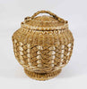 Theresa Neptune Gardner Passamaquoddy Footed Fancy Basket Wabanaki