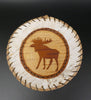 Butch Phillips Penobscot Wabanaki Birch Bark Basket Moose