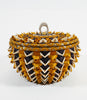 Sarah Sockbeson Penobscot Wabanaki Medium Urchin Basket Points/curls