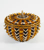 Sarah Sockbeson Penobscot Wabanaki Medium Urchin Basket Points/curls
