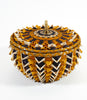Sarah Sockbeson Penobscot Wabanaki Medium Urchin Basket Points/curls