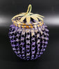 Passamaquoddy Rocky Keezer (attributed) Plum Wabanaki Basket