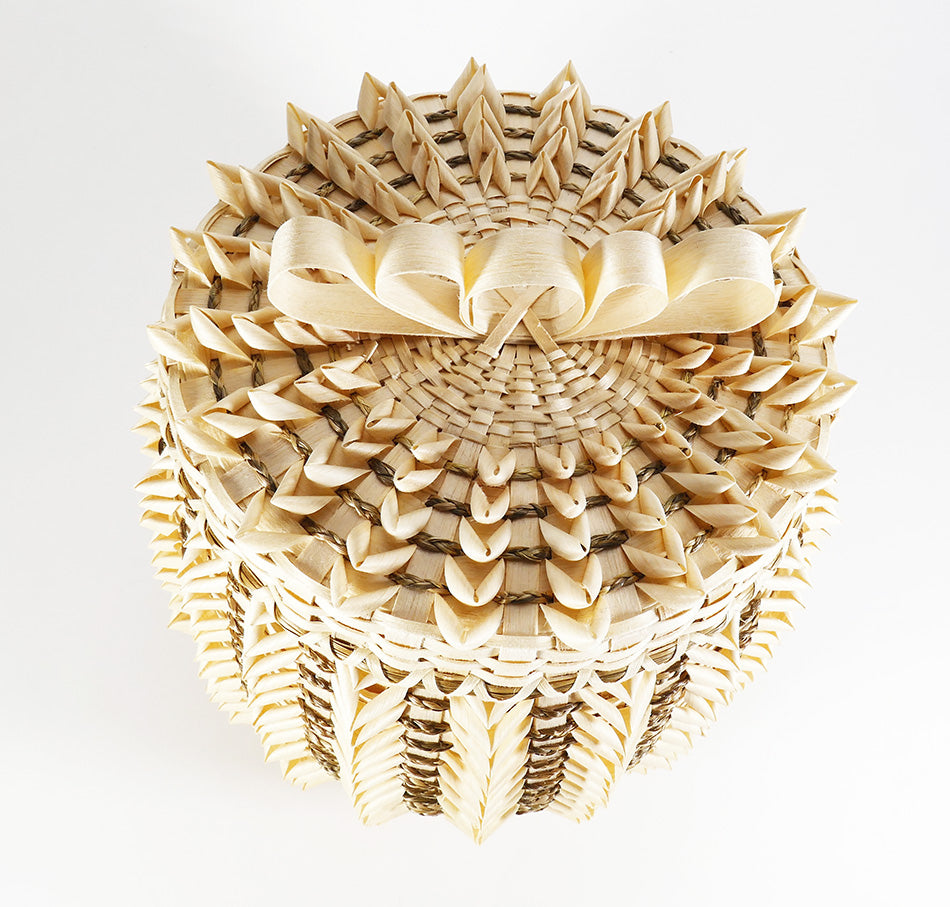 Point Basket Plus by Gal Frey Passamaquoddy Wabanaki