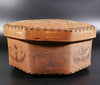 Penobscot Art Richard Love Hexagonal Birch Bark Container