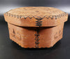 Penobscot Art Richard Love Hexagonal Birch Bark Container
