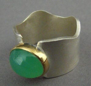 Chrysoprase ring