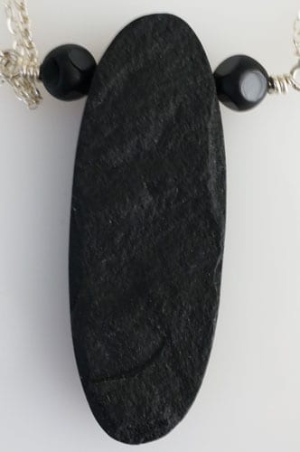 Black jade necklace