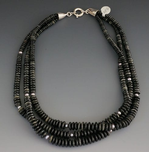 3 strand jasper necklace