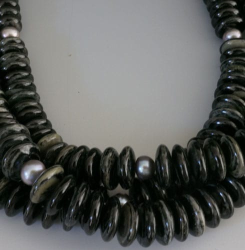 3 strand jasper necklace