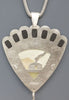 Sterling silver pendant with Willow Creek agate