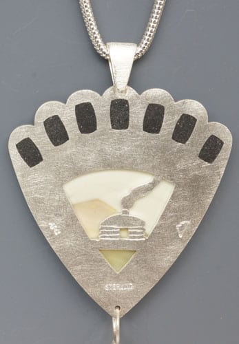 Sterling silver pendant with Willow Creek agate