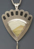 Sterling silver pendant with Willow Creek agate