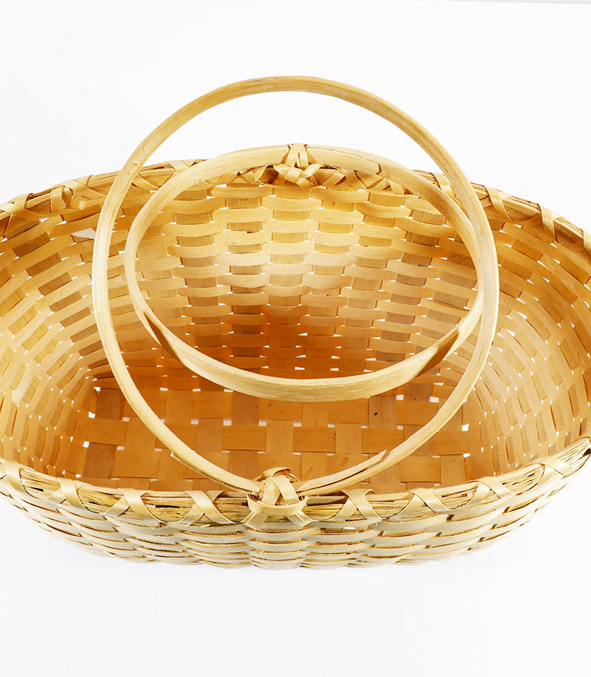 Wabanaki Baskets Mikmak Handled Ash Market Basket Donna Sanipass
