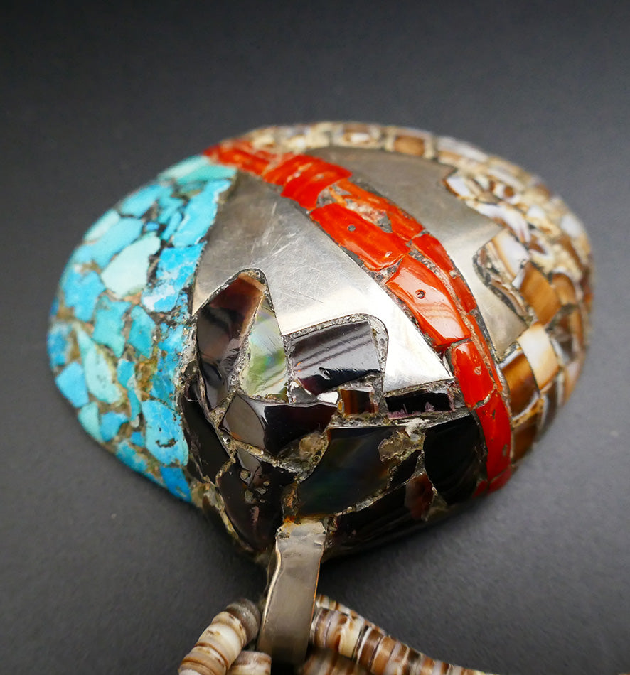Native American Jewelry Kewa - Santo Domingo - Mosaic Shell Necklace