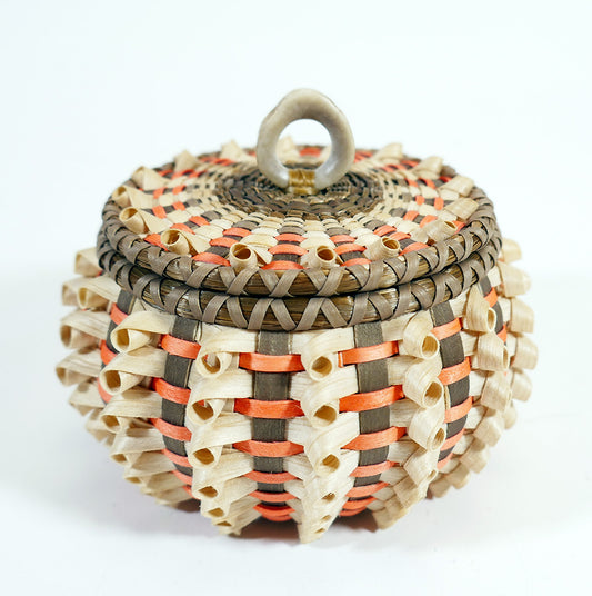 Sarah Sockbeson Penobscot Wabanaki Small Curl Basket