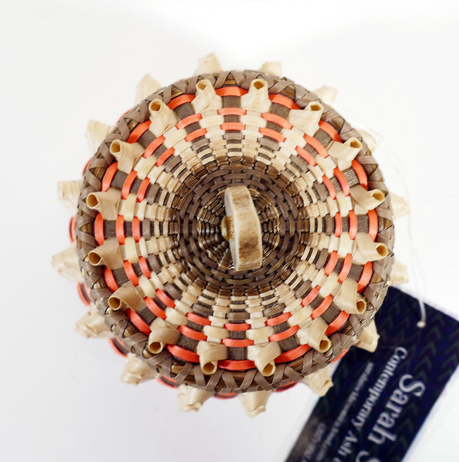 Sarah Sockbeson Penobscot Wabanaki Small Curl Basket