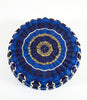 Sarah Sockbeson Penobscot Wabanaki Two-tone Blue Basket with Ribbon Curls