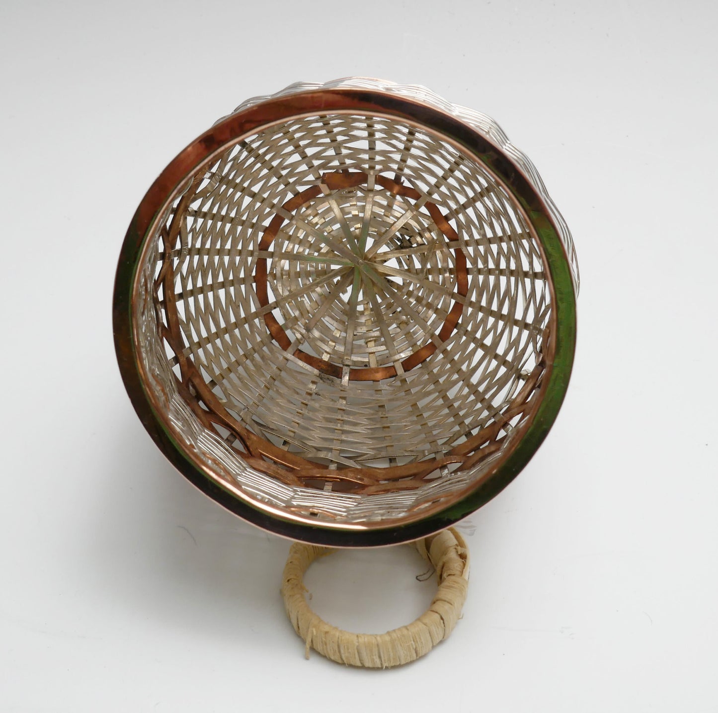 Shane Perley-Dutcher Maliseet Silver Acorn Basket Wabanaki