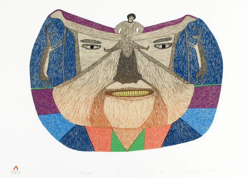 The Face by Oshoochiak Pudlat, Cape Dorset