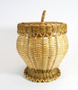 Theresa Neptune Gardner Passamaquoddy Footed Basket Wabanaki