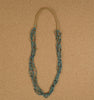 Verla Coriz Five Strand Green Turquoise Nugget Necklace Native American Jewelry
