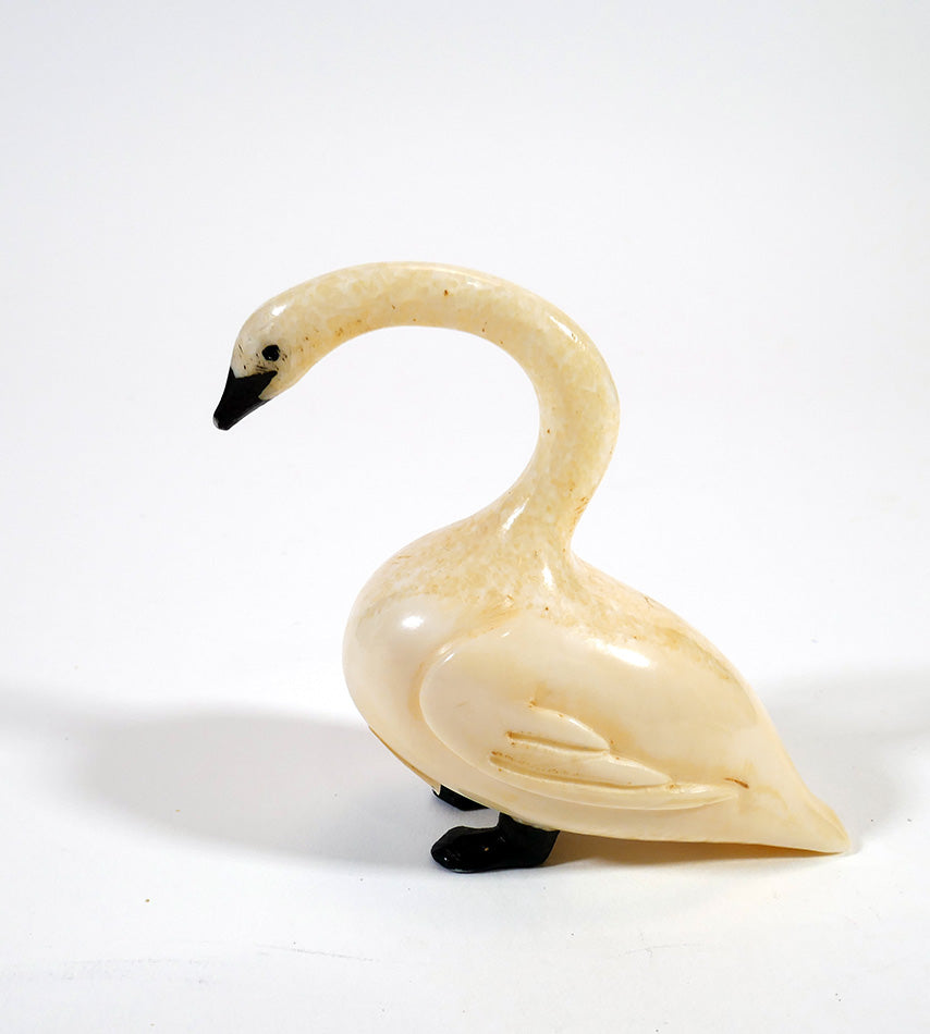 Vintage Alaskan Inuit Eskimo Swan Lewis Iyakitan (attr.)