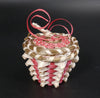 Wabanaki Basket Amanda Ennis Maliseet Red Loops