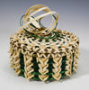 Amanda Ennis Maliseet Point Basket Green