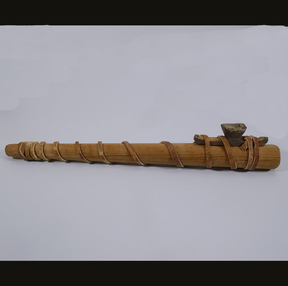 Wooden Eskimo-Inuit Pipe pre-1950s